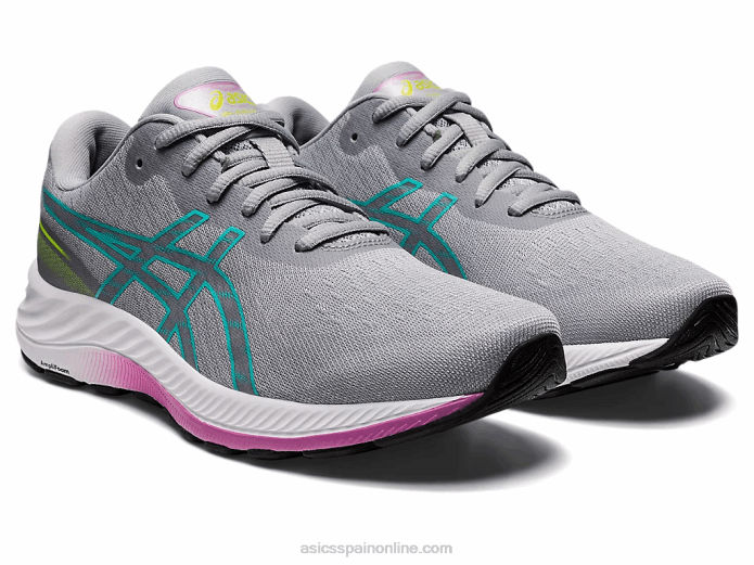 gel-excite 9 de ancho Asics 4L682867 gris piedmont/vidrio mar
