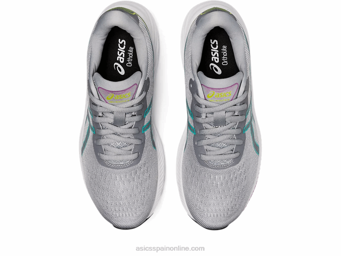 gel-excite 9 de ancho Asics 4L682867 gris piedmont/vidrio mar