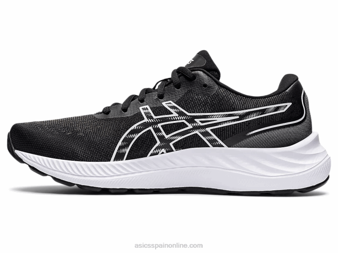 gel-excite 9 de ancho Asics 4L683244 blanco negro