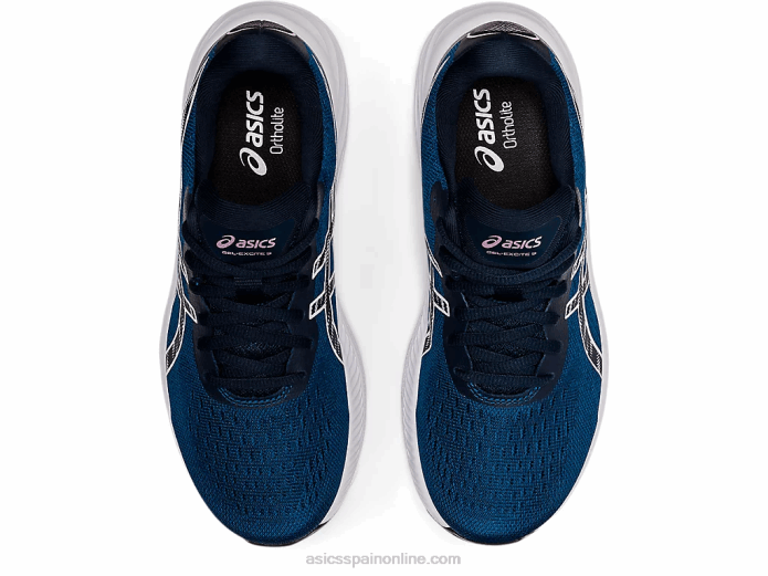 gel-excite 9 de ancho Asics 4L683248 mako azul/blanco