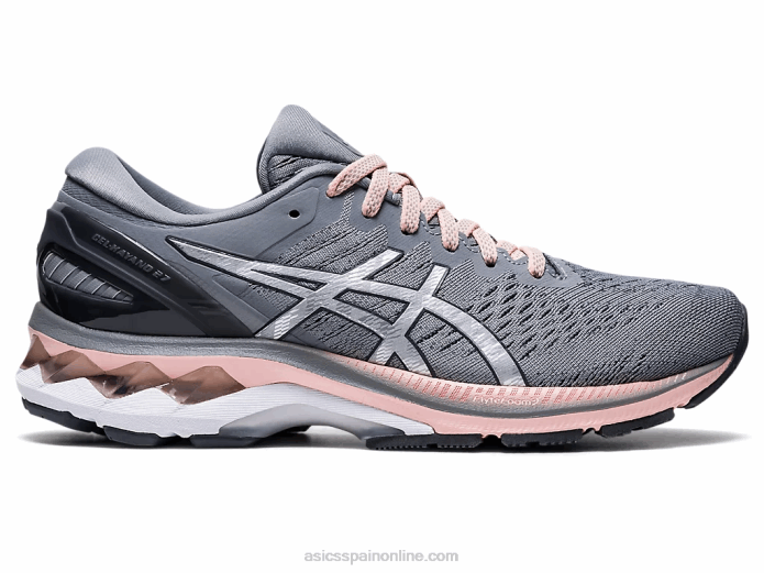 gel-kayano 27 ancho Asics 4L684154 yeso/plata pura