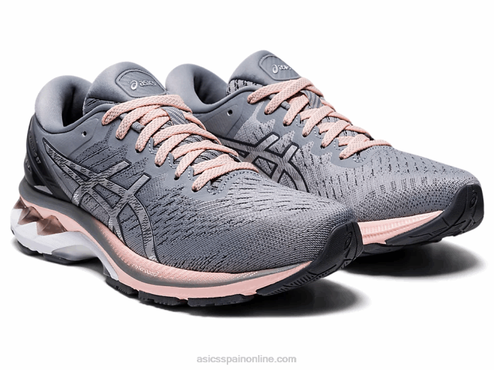 gel-kayano 27 ancho Asics 4L684154 yeso/plata pura