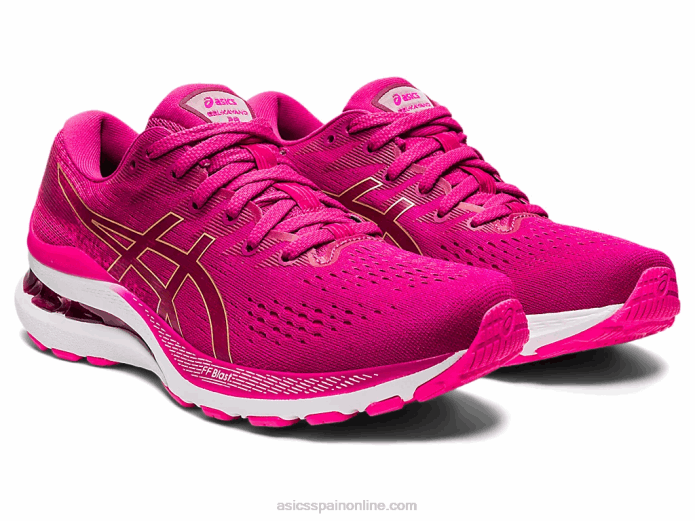 gel-kayano 28 Asics 4L683356 rojo fucsia/rosa glo