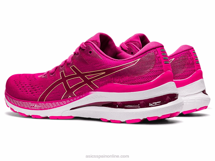 gel-kayano 28 Asics 4L683356 rojo fucsia/rosa glo