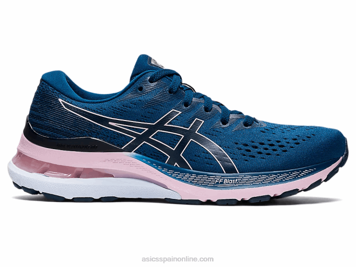 gel-kayano 28 Asics 4L683537 azul mako/rosa apenas