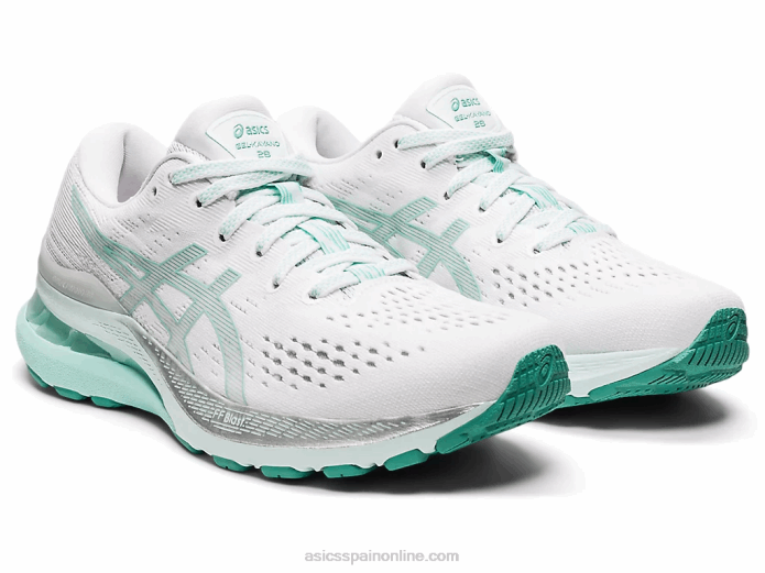 gel-kayano 28 Asics 4L683538 blanco/verde oasis