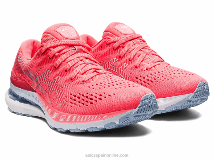 gel-kayano 28 Asics 4L683918 coral ardiente/niebla