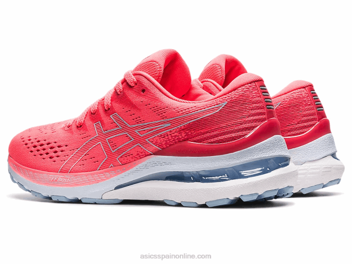 gel-kayano 28 Asics 4L683918 coral ardiente/niebla