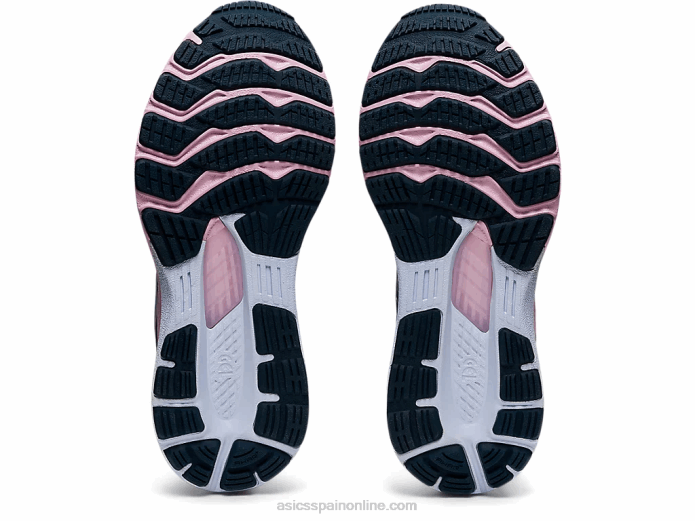 gel-kayano 28 ancho Asics 4L683553 azul mako/rosa apenas