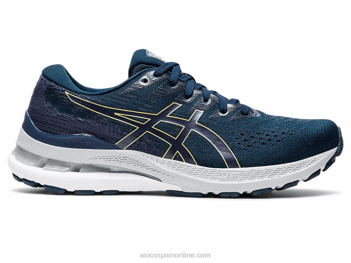 gel-kayano 28 ancho Asics 4L683892 azul francés/azul trueno