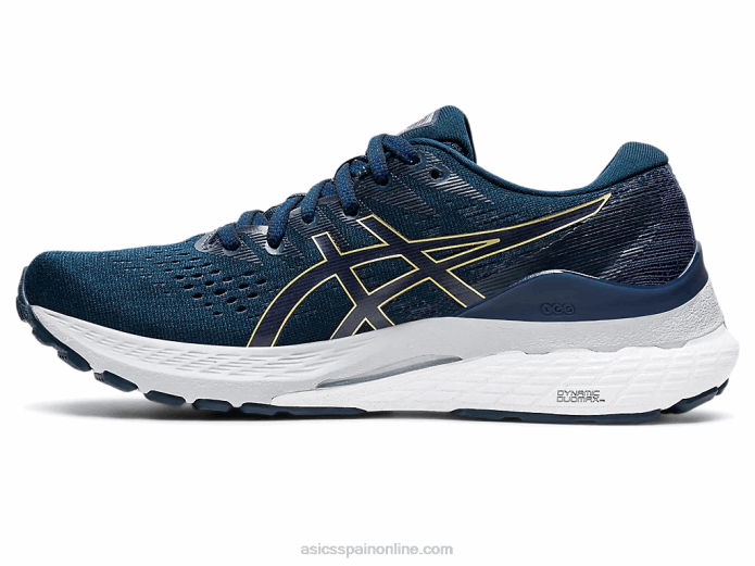 gel-kayano 28 ancho Asics 4L683892 azul francés/azul trueno