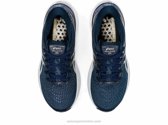 gel-kayano 28 ancho Asics 4L683892 azul francés/azul trueno