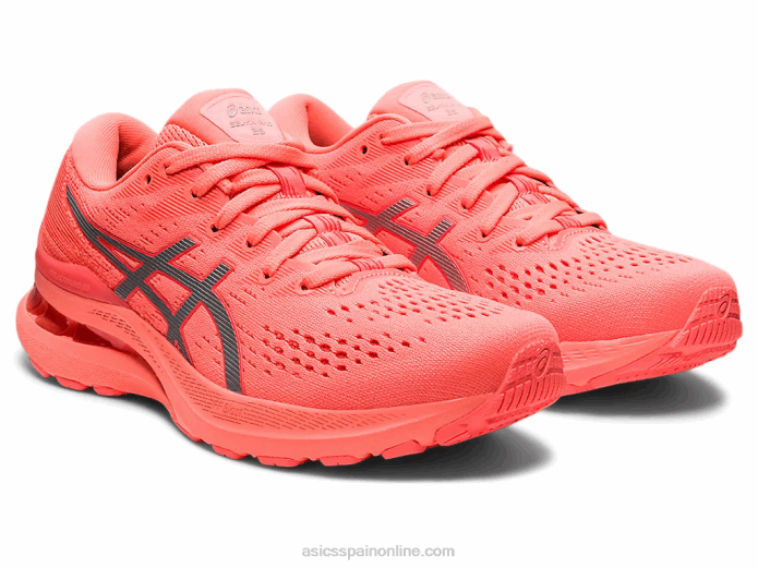 gel-kayano 28 lite-espectáculo Asics 4L683415 espectáculo ligero/coral solar