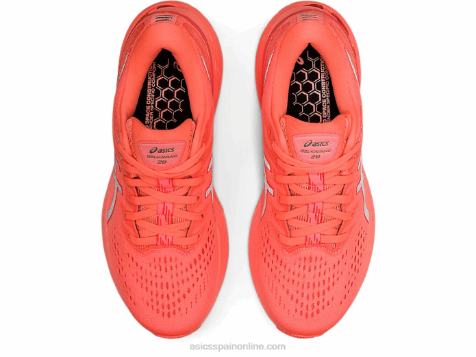 gel-kayano 28 lite-espectáculo Asics 4L683415 espectáculo ligero/coral solar
