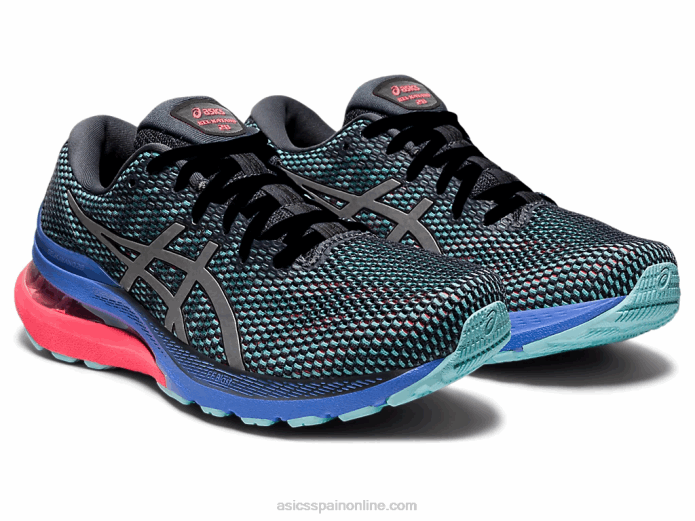 gel-kayano 28 lite-espectáculo Asics 4L683740 gris portador/plata pura