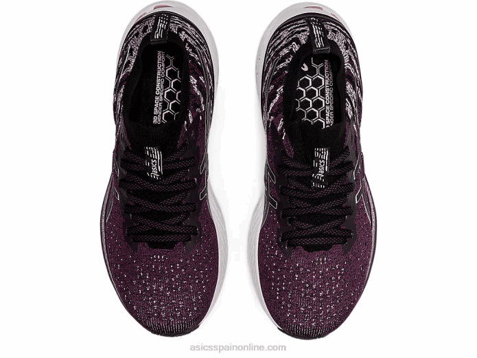 gel-kayano 28 mk Asics 4L683555 ciruela oscuro/negro
