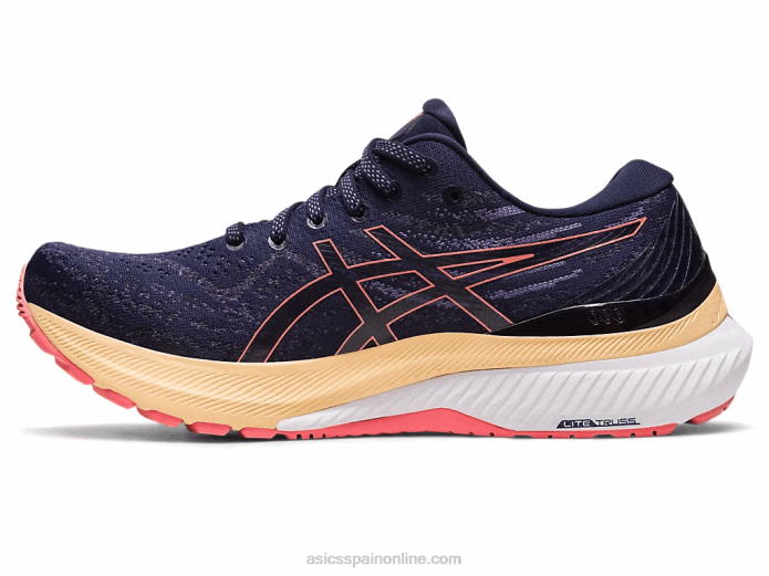 gel-kayano 29 Asics 4L682400 medianoche/papaya
