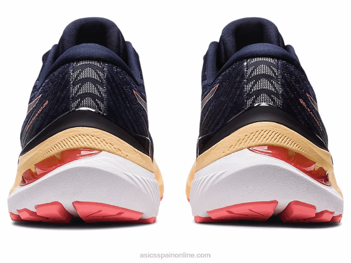 gel-kayano 29 Asics 4L682400 medianoche/papaya