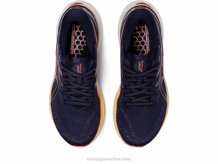 gel-kayano 29 Asics 4L682400 medianoche/papaya