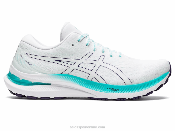 gel-kayano 29 Asics 4L682585 blanco/vidrio de mar