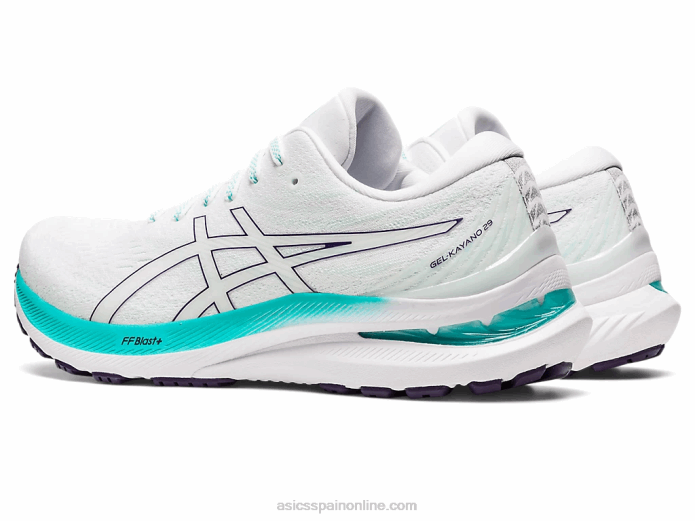 gel-kayano 29 Asics 4L682585 blanco/vidrio de mar