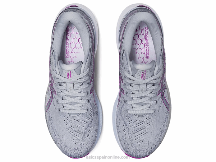 gel-kayano 29 Asics 4L683129 gris piedmont/orquídea