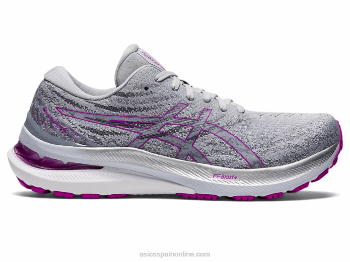 gel-kayano 29 ancho Asics 4L683128 gris piedmont/orquídea