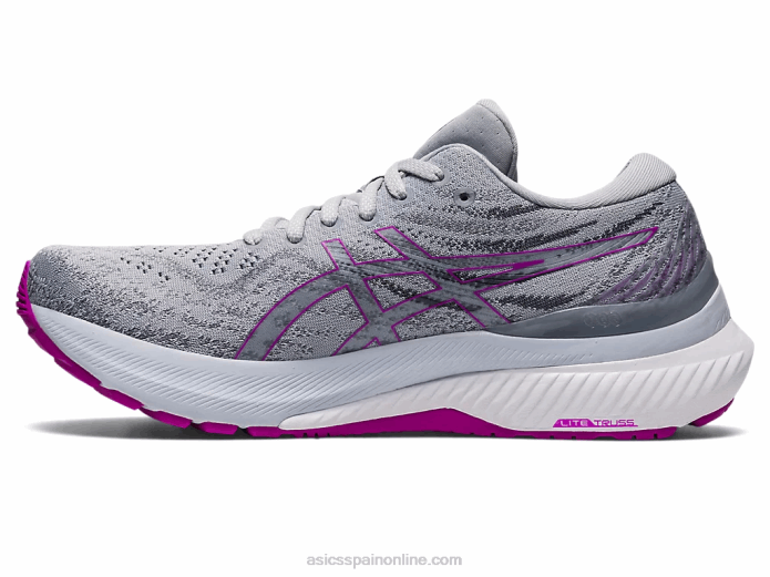 gel-kayano 29 ancho Asics 4L683128 gris piedmont/orquídea