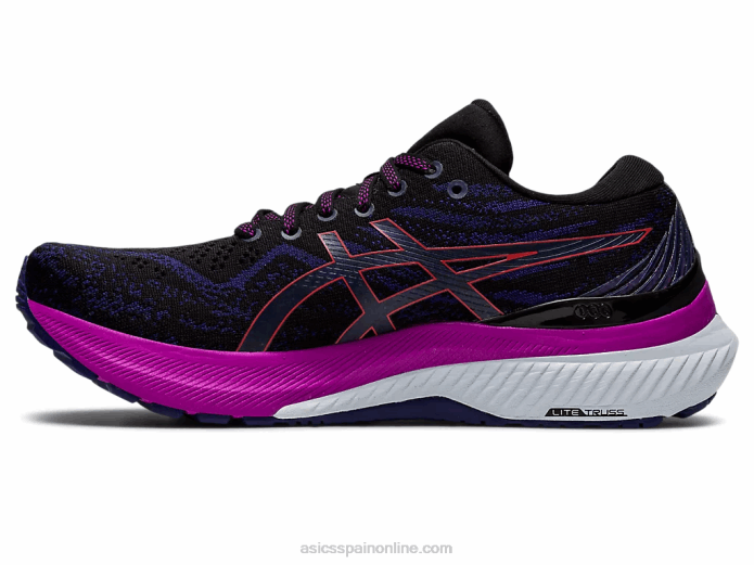 gel-kayano 29 ancho Asics 4L683134 alerta negra/roja