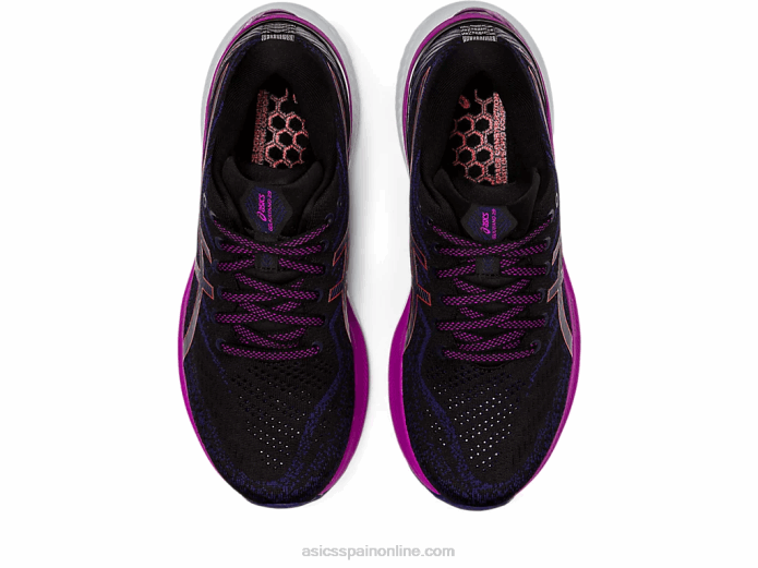 gel-kayano 29 ancho Asics 4L683134 alerta negra/roja