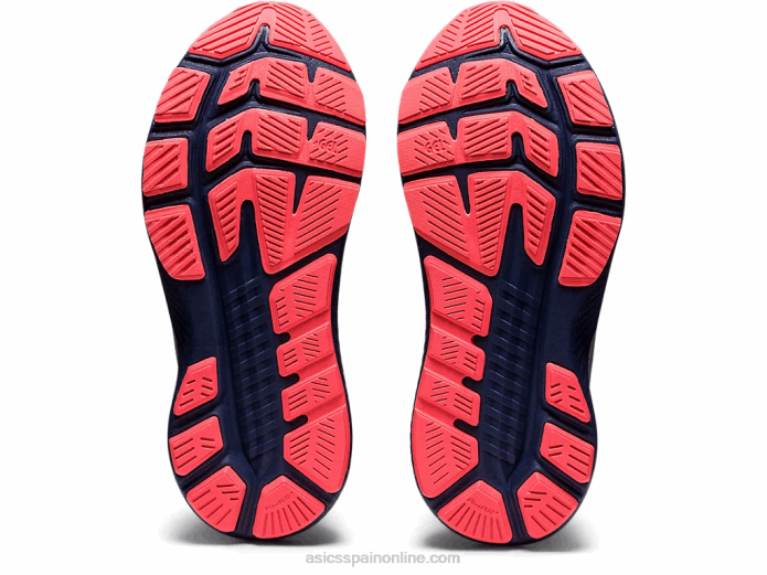 gel-kayano lite 2 Asics 4L683861 azul trueno/coral llameante