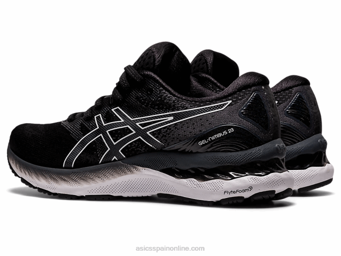 gel-nimbus 23 de ancho Asics 4L684011 blanco negro