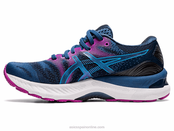 gel-nimbus 23 de ancho Asics 4L684012 gran tiburón/agua digital