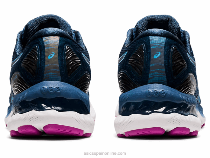 gel-nimbus 23 de ancho Asics 4L684012 gran tiburón/agua digital
