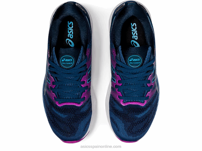 gel-nimbus 23 de ancho Asics 4L684012 gran tiburón/agua digital