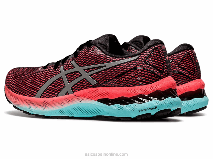 gel-nimbus 23 lite-espectáculo Asics 4L683743 negro/plata pura