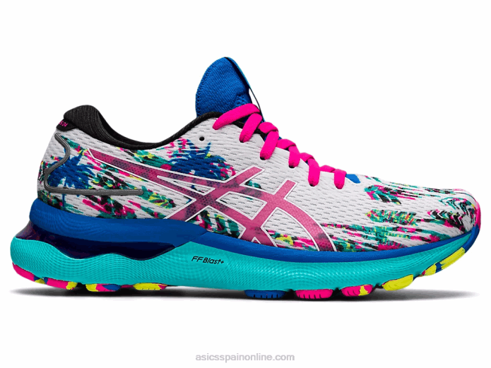 gel-nimbus 24 Asics 4L683226 brillo blanco/rosa