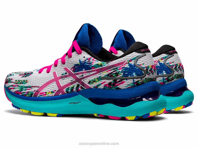 gel-nimbus 24 Asics 4L683226 brillo blanco/rosa