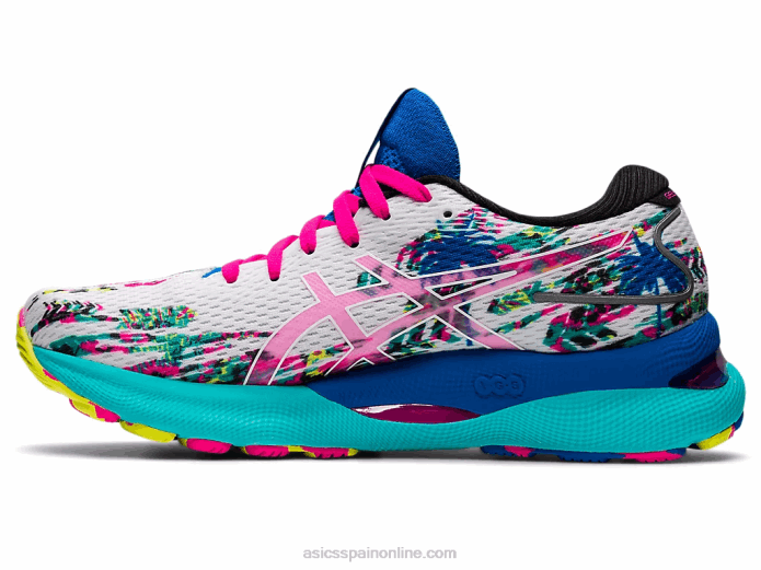 gel-nimbus 24 Asics 4L683226 brillo blanco/rosa