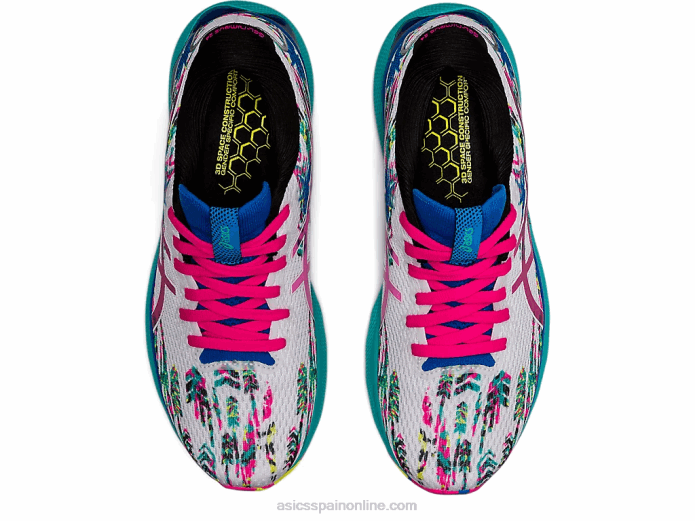 gel-nimbus 24 Asics 4L683226 brillo blanco/rosa