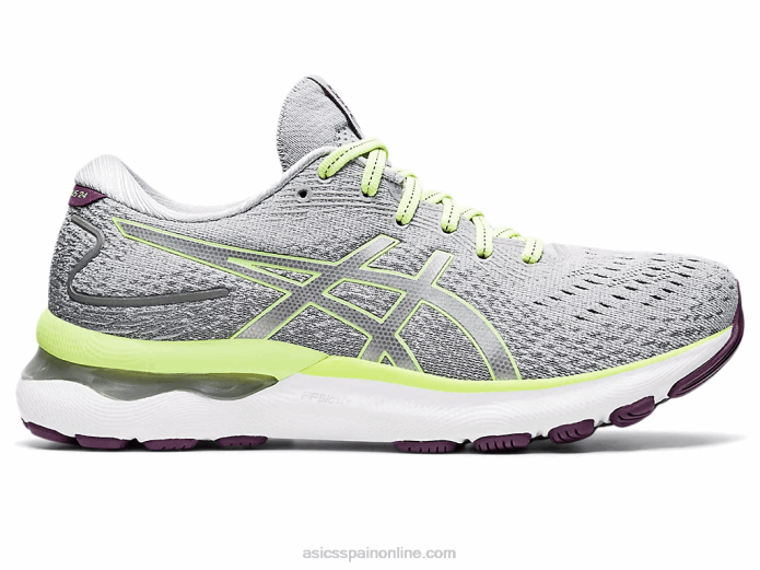gel-nimbus 24 Asics 4L683549 gris piedmont/verde lima