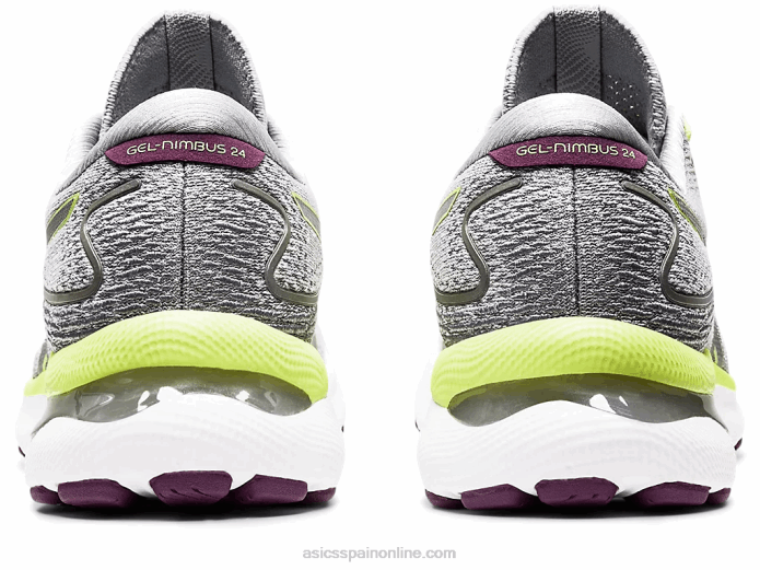 gel-nimbus 24 Asics 4L683549 gris piedmont/verde lima