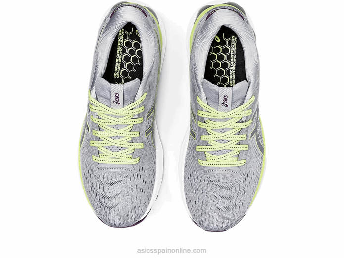 gel-nimbus 24 Asics 4L683549 gris piedmont/verde lima
