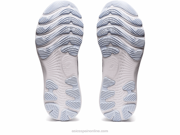 gel-nimbus 24 de ancho Asics 4L682960 gris piedmont/blanco