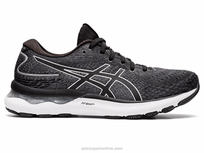 gel-nimbus 24 de ancho Asics 4L683426 negro/plata pura