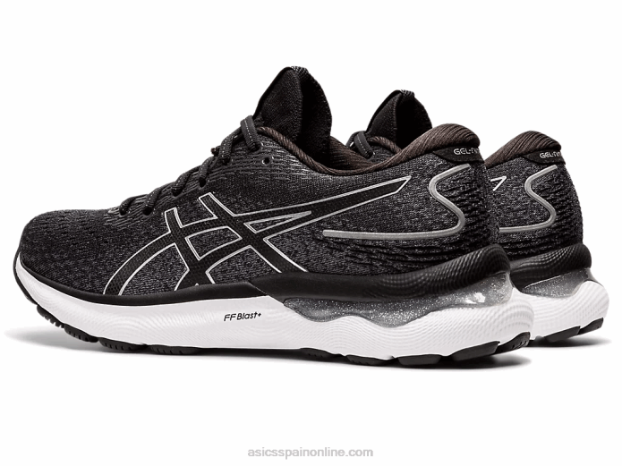 gel-nimbus 24 de ancho Asics 4L683426 negro/plata pura