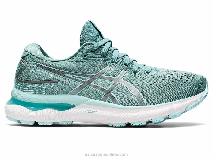 gel-nimbus 24 de ancho Asics 4L683428 salvia/azul claro