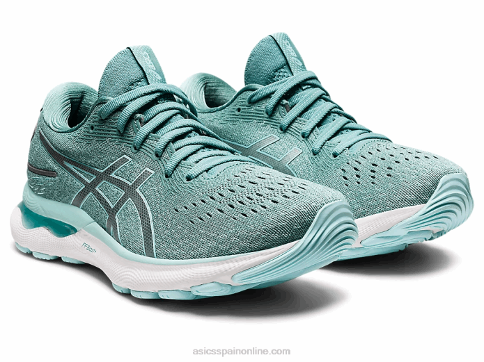 gel-nimbus 24 de ancho Asics 4L683428 salvia/azul claro