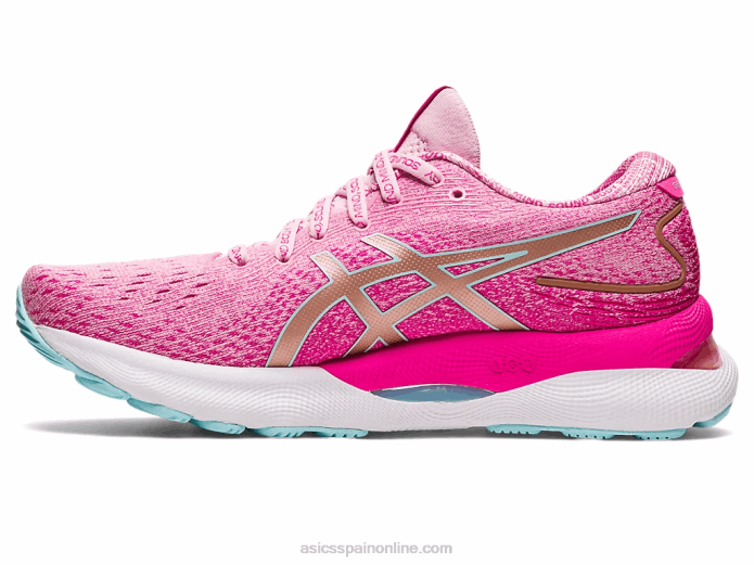 gel-nimbus 24 edición limitada Asics 4L682966 algodón de azúcar/oro rosa