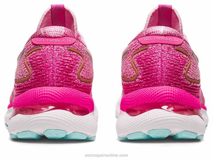 gel-nimbus 24 edición limitada Asics 4L682966 algodón de azúcar/oro rosa